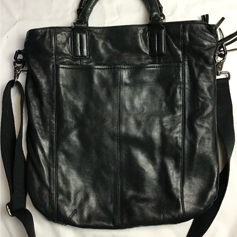 Vintage Y2K L.A.M.B by Gwen Stefani Black Leather Satchel